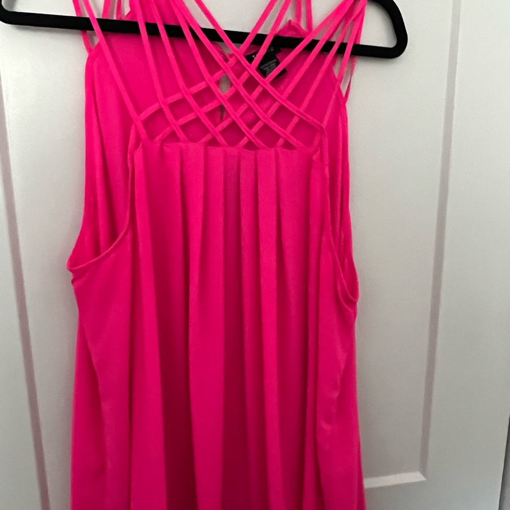 Torrid Hot Pink Strappy Camisole
